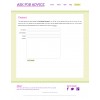 Social advice site template