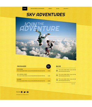 air sports site template