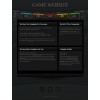 game site template