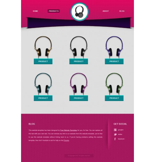 gadget shop site template