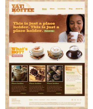 café template