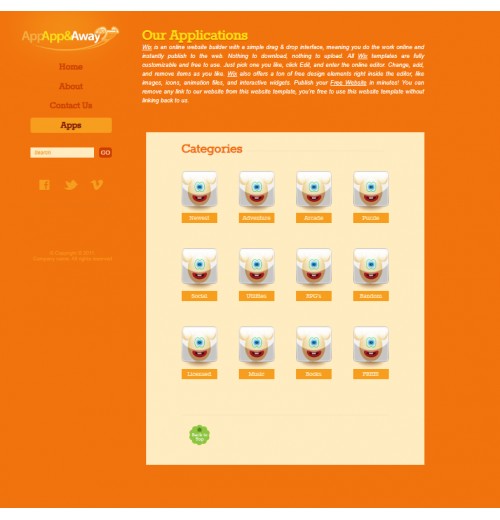 app web template