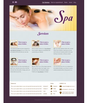 spa site template