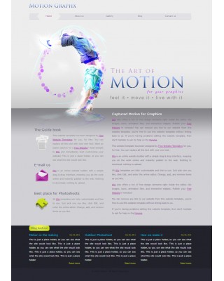 motion site template