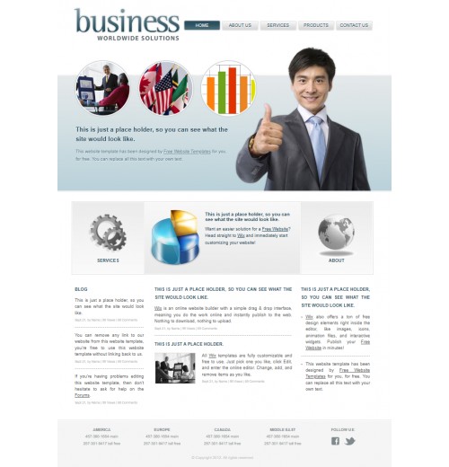 Business template