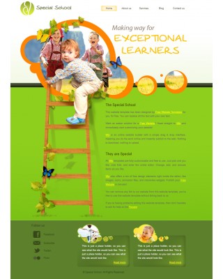 special school site template