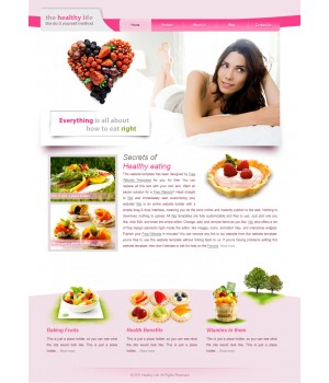 Healthy-living template