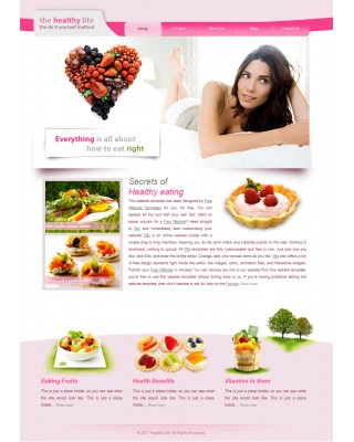 Healthy-living template