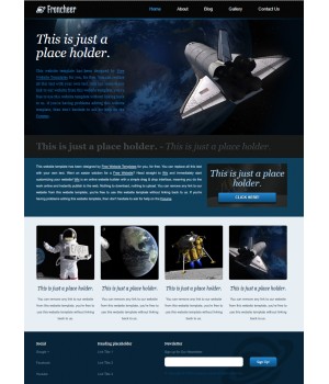 Astronomy site template 