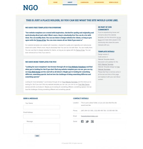 NGO template