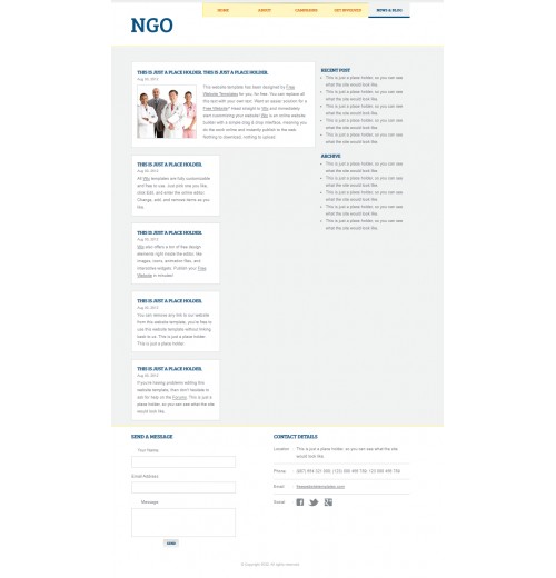 NGO template