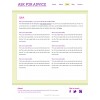 Social advice site template